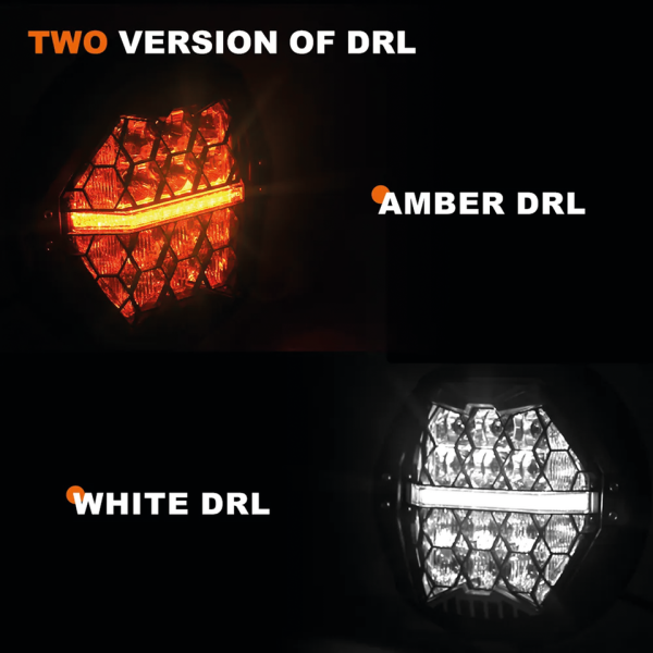 HONEYCOMB 7" LED SCHEINWERFEREINHEIT